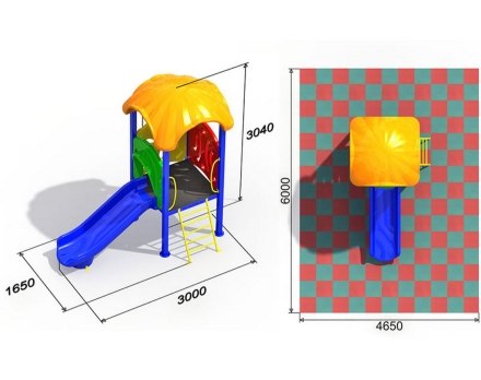 Детская площадка Малютка 1.2, фото 2