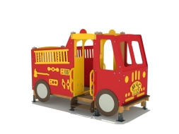 Игровой комплекс ДГ Пожарная машина от 2 лет для детской площадки, фото 1