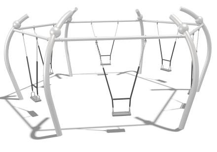 Качели Опера КЧ504.00 для детских площадок, фото 3