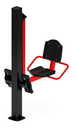 Жим ногами (красный) - Уличный тренажер - СТ 011-11, фото 1