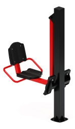 Жим ногами (красный) - Уличный тренажер - СТ 011-11, фото 4 Жим ногами (красный) - Уличный тренажер - СТ 011-11, фото 4