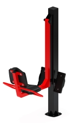 Жим ногами (красный) - Уличный тренажер - СТ 011-11, фото 2 Жим ногами (красный) - Уличный тренажер - СТ 011-11, фото 2