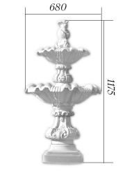 Фонтан классический двухъярусный, фото 3 Фонтан классический двухъярусный, фото 3