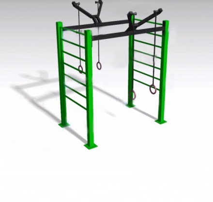 Миникомплекс для воркаута с кольцами, фото 1