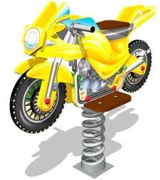 Качалка на пружине Байк У1 КЧ062 для детской площадки Качалка на пружине Байк У1 КЧ062 для детской площадки