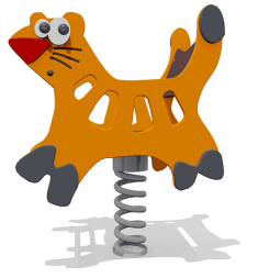 Качалка Тигр ВСТ 3251 на 1 пружине для детской площадки Качалка Тигр ВСТ 3251 на 1 пружине для детской площадки