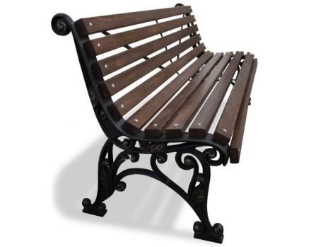 Скамейка уличная Удача, Лиственница 1,2 м, фото 6