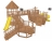 Игровая площадка TORUDA WOOD Пиратский корабль 7