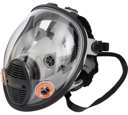 Защитный полнолицевой респиратор BAIANDA размер средний (M) EK201, фото 2