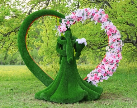 Топиари композиция Влюбленные - газон Eco, фото 1