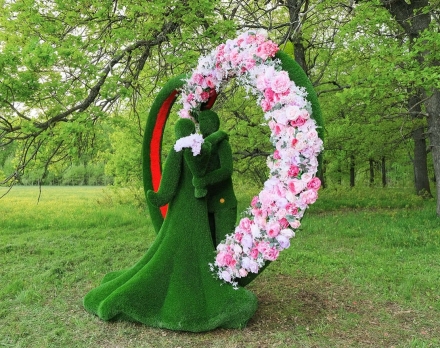 Топиари композиция Влюбленные - газон Eco, фото 2