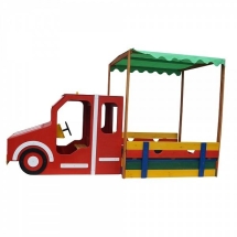 Песочница - Пожарная машина Песочница - Пожарная машина